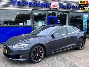 Tesla MODEL S S P100D Ludicrous 700 pk full options, Autopilot , 21 inch velgen enz...