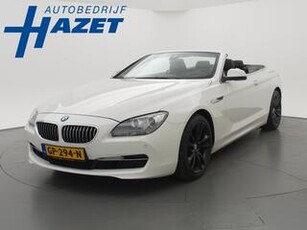 BMW 6-SERIE Cabrio 640i H.E. 320 PK AUT. *BTW* + LEDER / HEAD-UP / VIRTUAL COCKPIT