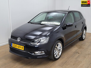 Volkswagen POLO 1.2 TSI Highline | 16 inch wielen | Cruisecontrol | Clima airco | Sportstoelen | Zwart | Bovag | Parkeersensoren