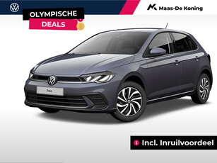 Volkswagen Polo Life Edition 1.0 TSI 95 pk 7 versn. DSG · Airconditioning automatisch, 2-zone (climatronic) · Private lease 390,- per maand · Incl. inruilvoordeel ·