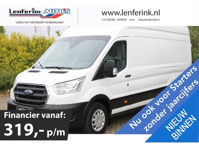 Ford Transit 2.0 TDCI 130 pk L4H3 Trend va 299,- p/mnd