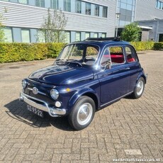 Fiat 500, type F, donkerblauw, 1970