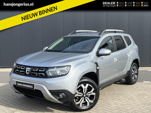 Dacia Duster TCe 150 pk AUTOMAAT Prestige | 1E EIGENAAR | DEALER ONDERHOUDEN | AUTOMAAT | LM VELGEN | CLIMATE EN CRUISE CONTROL | 1500 KG TREKGEWICHT | SENSOREN ACHTER | CAMERA ROND OM | LEDER INTERIEUR |