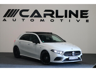 Mercedes-Benz A-klasse 200 AMG LINE EDITION 1 PANORAMA SFEERVERLICHTING ASSIST NAVI KEYLESS GARANTIE NAP APK