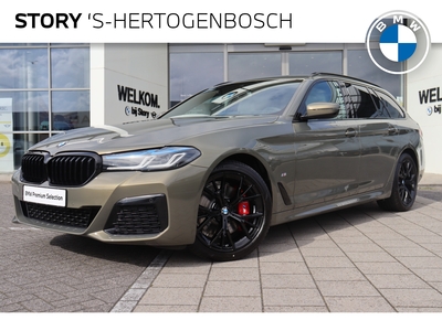 BMW 5-SERIE Touring 520i High Executive M Sport Automaat / Live Cockpit Professional / Comfortstoelen / Laserlight / Stoelverwarming / Parking Assistant / Driving Assistant