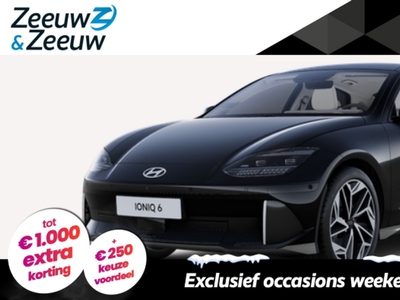 HYUNDAI IONIQ 6 Lounge 77 kWh | Navigatie | Stoelverwarming | LUXE UITVOERING