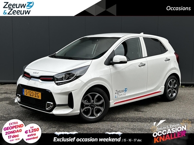 KIA PICANTO 1.0 DPi GT-Line | Navi | Lederlook interieur | Apple Carplay/Android Auto | Climate & cruise control | Fabrieksgarantie | NAP | Levering in overleg