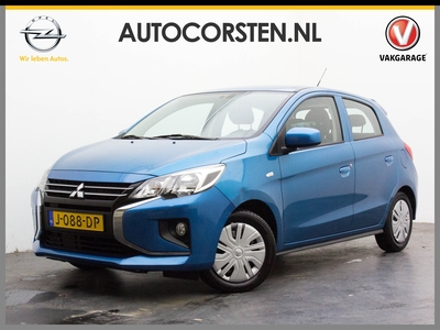 MITSUBISHI SPACE STAR 1.0I 71pk Airco Elek.Ramen Usb Aut.Verl. Spoiler Radio cd/mp3 Isofix Mistlampen Orig.NL-auto! Airbags ABS ESP EURO 6 slechts gewichtsklasse 751-850kg dus 21 euro p/m wb. en erg zuinig!! Cool+