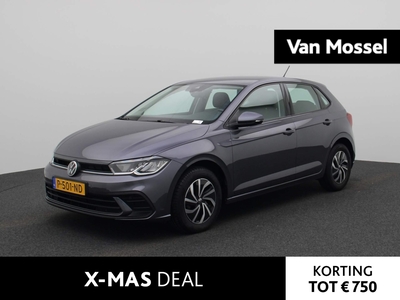 VOLKSWAGEN POLO 1.0 TSI Life 95 PK Gereserveerd | Automaat | Airco | Parkeersensoren | Lichtmetalen velgen | LED | Apple carplay | Android auto | Digital cockpit | Travel assist | Adaptive cruise control | Fabrieksgarantie t/m 04-2026 |