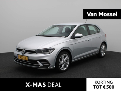 VOLKSWAGEN POLO 1.0 TSI Style | Parkeersensoren Voor/Achter | IQ light | 17 Inch Velgen | Cruise Controle | Apple Carplay | Camera | Stoelverwarming | Garantie Tot 30-03-2026 |