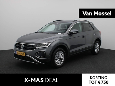 VOLKSWAGEN T-ROC 1.0 TSI Life 110 PK | Navigatie | Apple Carplay | Android Auto | Digital Cockpit Pro | Camera | Fabrieksgarantie | Parkeersensoren | LED | Inklapbare Spiegels | Park Assist | DAB | Adaptive Cruise Control |