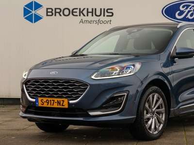 FORD KUGA 2.5 PHEV Vignale | PANORAMADAK | WEGKLAPBARE TREKHAAK | ADAPTIEVE CRUISE CONTROL | 19'' LICHTMETALEN VELGEN | DEALER AUTO |