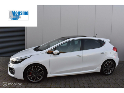 Kia Cee'd 1.6 GT 150kW 5-Drs 2014 Wit Panoramadak Leder NL-Auto!