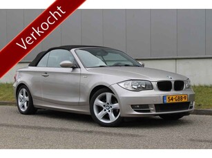 BMW 1 Serie Cabrio 118i High Executive I VERKOCHT!