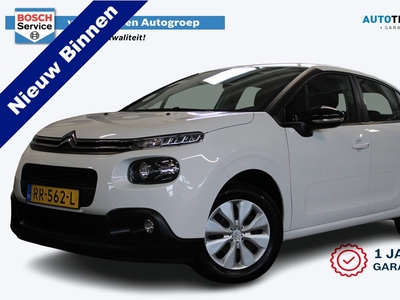 Citroën C3 1.2 PureTech Feel | Incl 1 jaar garantie | Distributieriem vervangen | 100% dealeronderhouden | Cruise | Clima | Apple carplay | PDC achter | Navi | NAP |