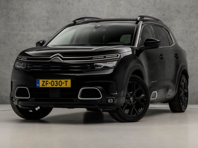 Citroën C5 Aircross 1.2 PureTech Luxury Black Sport (APPLE CARPLAY, NAVIGATIE, 360 CAMERA, ADAPTIVE CRUISE, LEDER, SPORTSTOELEN, TREKHAAK, GETINT GLAS, KEYLESS, ELEK ACHTERKLEP, NIEUWSTAAT)