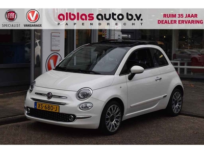 Fiat 500 80pk Lounge|Open dak|Nav|16