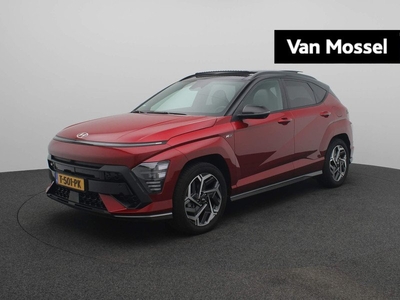 Hyundai Kona 1.6 GDI HEV N Line Sky Automaat | Trekhaak| Navigatie | Achteruitrijcamera | schuif-/kanteldak |