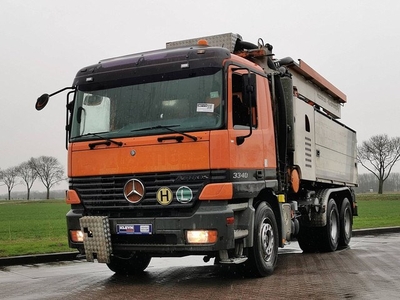 MERCEDES-BENZ ACTROS 3340 vacuum tank + pump