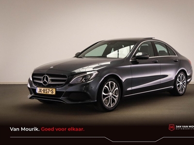 Mercedes-Benz C-klasse 350 e Lease Edition | PANORAMADAK | SFEERVERLICHTING | LED | LEDER | CLIMA | CRUISE | NAVI | 360 CAM | 17