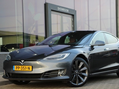 Tesla Model S 90D Base €38653 Incl BTW 422PK | Panoramdak | Luchtvering | Autopilot