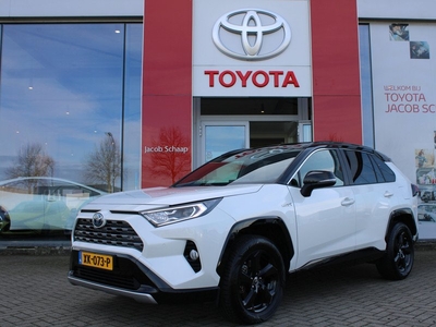 Toyota RAV4 2.5 Hybrid Bi-Tone Automaat 218pk | Schuif-/kanteldak | Navigatie | JBL-audio |