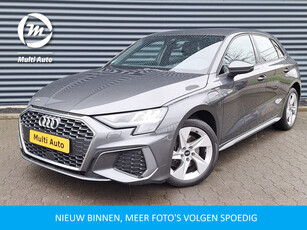 Audi A3 Sportback 40 TFSIe S-Line Plug In Hybrid PHEV | Adaptive Cruise | Trekhaak Afneembaar | Carplay | Stoelverwarming | Camera | Navigatie | Head-up Display |