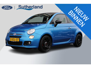 Fiat 500 0.9 TwinAir Turbo 500S | Panorama Dak | Airco | Zwarte Lichtmetalen Velgen | Lederen Bekleding |