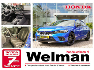 Honda Civic 2.0i e:HEV SPORT - HYBRID - AKTIE - NIEUW - FULL HYBRID