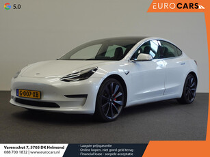 Tesla Model 3 488 PK Performance AWD75 kWh Autopilot Panoramadak Leder 20