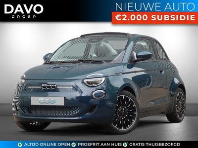 Fiat 500E C Icon 42 kWh ! € 8.622,- VOORDEEL! PACK WINTER