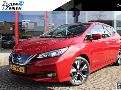 NISSAN LEAF Tekna 40 kWh 150PK AUTOMAAT | €2000,- SEPP subsidie | 1ste eigenaar | 360-Camera | Parkeersensoren | Stoel-, stuur- en achterbankverwarming | Adaptive cruise control | Navigatie | Bose-audio | Apple Carplay/Android auto | Climate control | Lichtmetalen...