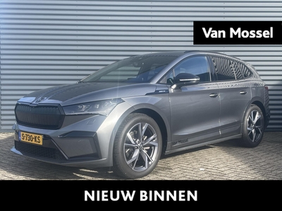 SKODA ENYAQ IV 60 Sportline 58 kWh 180 PK | Automaat | Matrix LED Koplampen | Navigatie | Achteruitrijcamera | Climate Control | Cruise Control | Parkeersensoren | Privacy Glass | Stoelverwarming | Lichtmetalen velgen | DIRECT LEVERBAAR! |