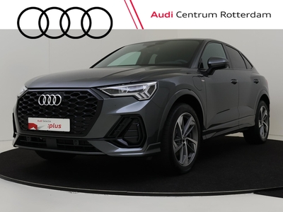 AUDI Q3 Sportback 45 TFSI e S Edition | Stoelverwarming | Achteruitrijcamera | Keyless | Lederen bekleding | Navigatie Plus | Elektrische achterklep | CarPlay |