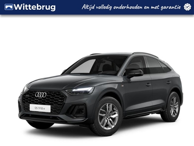 AUDI Q5 Sportback 55 TFSI e 367pk quattro S Line exterieur | Head Up | Optiek zwart | Elektr bestuurdersstoel | Trekhaak | City pakket | 19