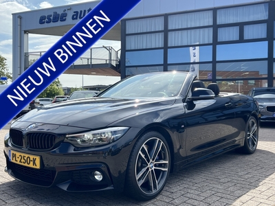 BMW 4-SERIE Cabrio 430i Automaat 252 pk M-Sport High Executive Head-Up display Navi Prof Nappa Leer Rondzichtcamera 19 Inch Velgen Nekverwarming Navi Prof Elektrische Stoelen Individual NL Auto