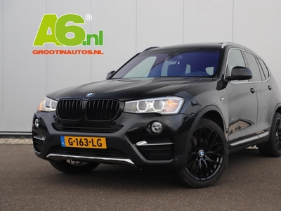 BMW X3 xDrive28i High Executive 245PK Trekhaak Panoramadak Leder 19 inch Stoelverwarming Xenon LED Navigatie Bluetooth Achteruitrijcamera Clima PDC Cruise