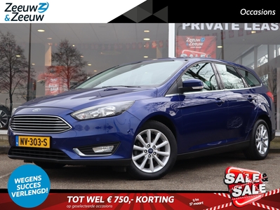 FORD FOCUS Wagon 1.0 Titanium 125PK | Navigatie | Parkeersensoren voor en achter | Climate Control | Voorruitverwarming | Cruise Control