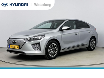 HYUNDAI IONIQ PREMIUM EV 38 kWh | EXCL. € 2000,- EV SUBSIDIE!!! | NAVI | CLIMA | CRUISE | CAMERA | I-KEY | PDC VOOR & ACHTER | 16'' LMVELGEN | LEDER |