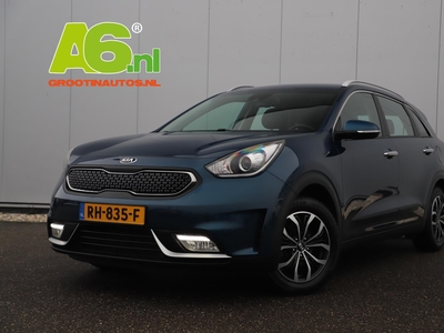 KIA NIRO 1.6 GDi Hybrid ExecutiveLine Trekhaak Half Leder Navigatie Camera Clima Cruise Carplay Android PDC Lane Assist 16 inch LMV