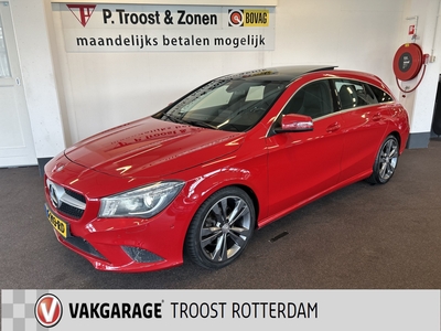 MERCEDES CLA-KLASSE Shooting Brake 180 Ambition Automaat | Panoramadak | Navigatie | Half-lederen bekleding | Cruise control | Parkeersensoren v+a | LED | Stoelverwarming | 18INCH | Startbutton