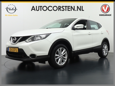 NISSAN QASHQAI T 116PK AUT. PDC Ecc LM-velgen LED-A+Voor Stoelverwarming Licht+Regens-Sensor Volledig Dealer Onderhouden 1.2 N-Vision Automaat Chroompack Elektrische Ramen + Spiegels Centrale-Vergr. ABS ESP Super Onderhouden! EURO 6