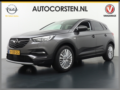 OPEL GRANDLAND X T 131pk Apple Carplay Android Navi CameraTrekhaak DENON-sound Connected-Services DAB Dual-ECC Elek.a-klep Bordherk. Lmv LED Sport-Comfort-Stoel Lane-assist ParkAssist PDC Keyless-st. Botswaarsch. AEB ESP ASR Vermoeidheidsherk. 1.2 Turbo Business Execut...