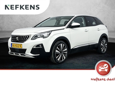 PEUGEOT 3008 SUV Première 130pk | Navigatie | Achteruitrijcamera | Handsfree Achterklep | Keyless | Climate Control | Cruise Control | Parkeersensoren v+a | DAB+ radio | Bluetooth | Donker getint glas | Lage kilometerstand | 19