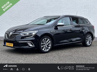 RENAULT MEGANE Estate 1.2 TCe GT-Line / Afneembare trekhaak / achteruitrij camera / Dodehoek detectie / Cruise / Climate / Keyless / Parkeerhulp / Kuipstoel / LED /