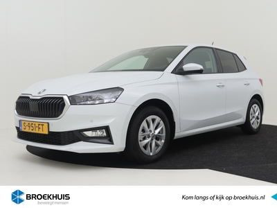 SKODA FABIA 1.0 TSI 96pk Ambition | 100% dealeronderhouden | Cruise control | Airco | App connect | Navigatie | Parkeersensoren v+a | Privacy glass | Led koplampen | 15