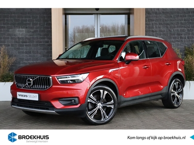 VOLVO XC40 T5 Recharge Inscription | Trekhaak | Schuifdak | Adaptieve Cruise Control | Elektrische stoelen | Camera | Stoel en Stuurwielverwarming | Lederen bekleding | BLIS Dode hoek detectie | Zitting verlenging voorstoelen | Climate Control L+R | Keyless Drive |