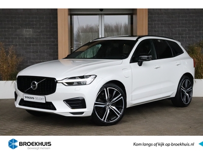 VOLVO XC60 T8 AWD Recharge R-Design | Vol | Luchtvering | Bowers & Wilkins | Trekhaak | 360° Camera | Head-Up Display | Adaptieve Cruise Control | Stoelverwarming | Standkachel met Volvo On Call App | Lederen Dashboard | 21 Inch | Schakelpaddels aan stuurwiel | Full