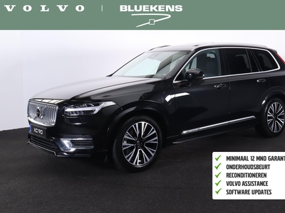 VOLVO XC90 T8 Recharge AWD Ultimate Bright - LONG RANGE - Luchtvering - Panorama/schuifdak - IntelliSafe Assist & Surround - 360º Camera - Verwarmde voorstoelen, stuur & achterbank - Parkeersensoren voor & achter - Elektr. bedienb. voorstoelen met geheugen - Draa...