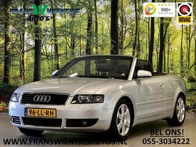 Audi A4 Cabriolet 2.4 V6 Exclusive | Unieke Kilometerstand!! | Elektrische Stoelen | Parkeersensoren | Cruise Control | Lederen Bekleding | Airco |